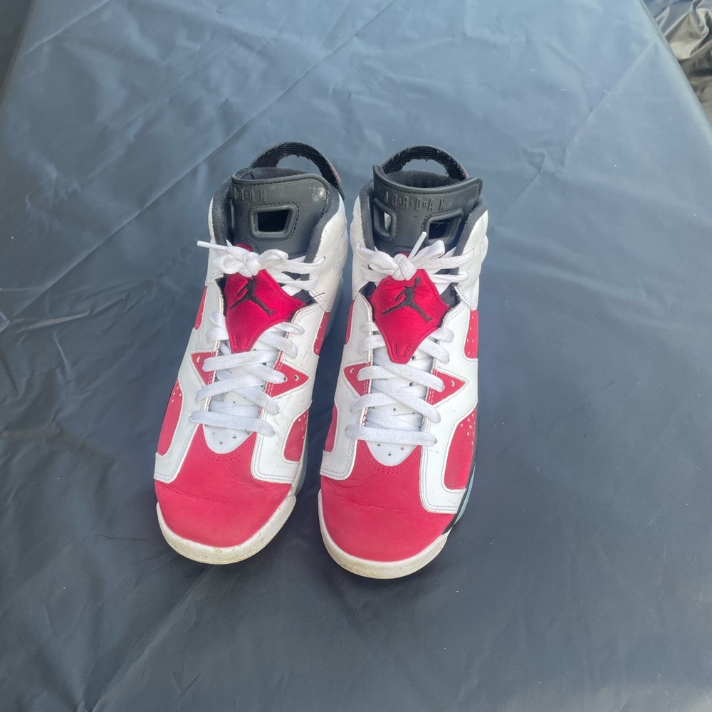 Jordan 6 carmine red size 7 men